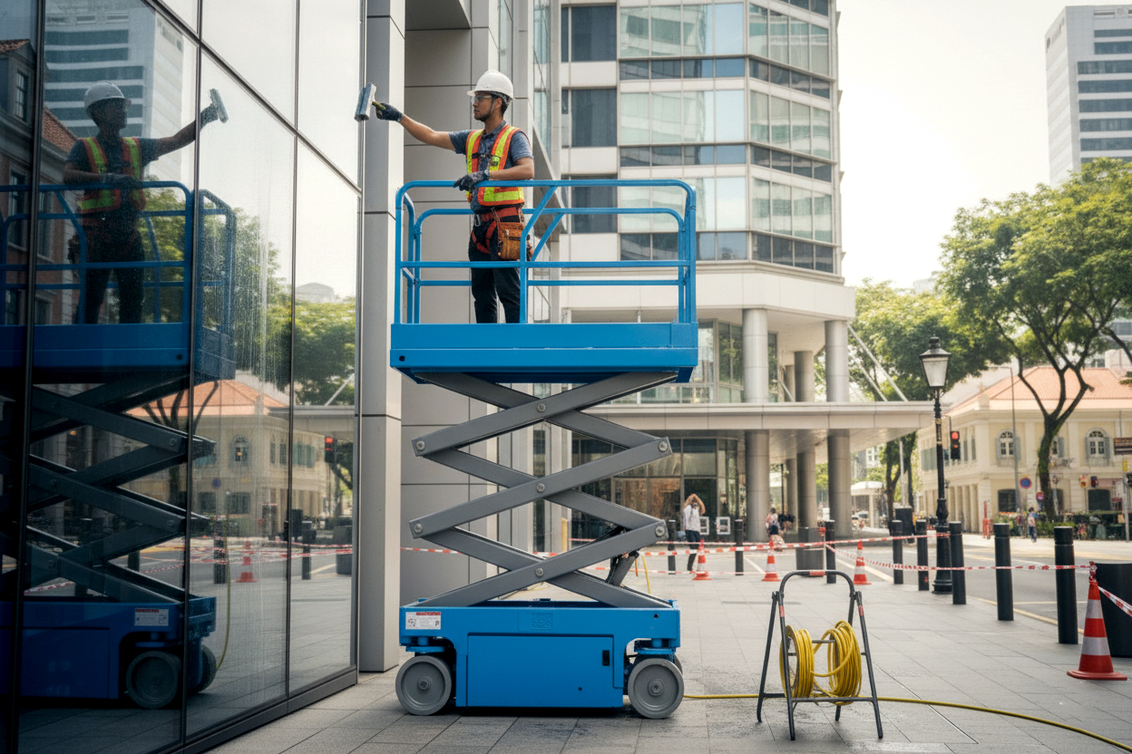 Scissor Lift Extended View